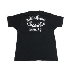 Deadstock プリント入り ポケット付き Tシャツ ブラック Made in U.S.A　サイズ：L(42-44)｜feeling-mellow