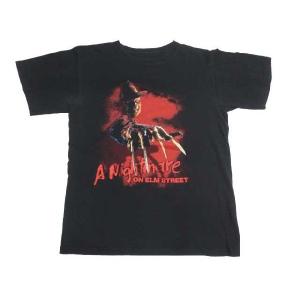 A Nightmare on Elm Street/エルム街の悪夢 "フレディ・クルーガー"プリント Tシャツ ブラック｜feeling-mellow