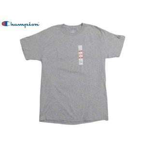 【新品】Champion Athleticwear/チャンピオン 袖ロゴ ワンポイント Tシャツ グレー【サイズ：M】｜feeling-mellow