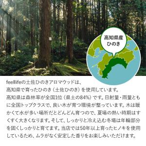 アロマウッド 100g 精油 セット ひのき ...の詳細画像5