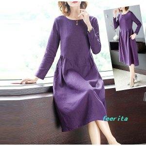 現象 季節 評価可能 紫 ワンピース 長袖 Coaching Creatif Net
