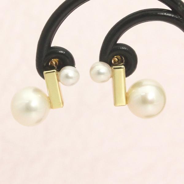 K10 イエローゴールド パールピアス 淡水パール タンスイ fefプライス