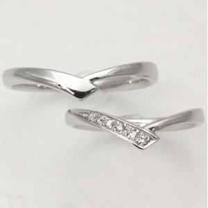 K10ホワイトゴールド 結婚指輪 マリッジリング...の商品画像