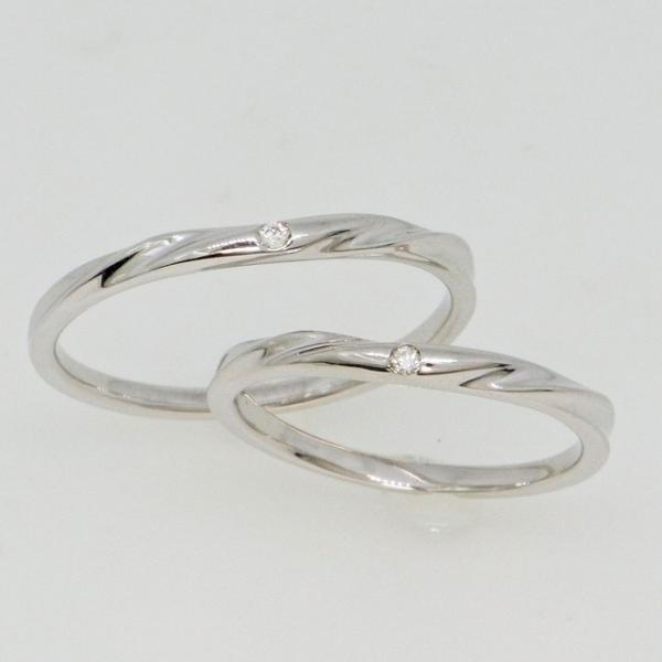 K10ホワイトゴールド 結婚指輪 マリッジリング ペアリング fefプライス