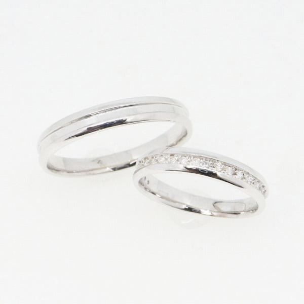 K10ホワイトゴールド 結婚指輪 マリッジリング ペアリング fefプライス