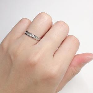 K10ホワイトゴールド 結婚指輪 マリッジリン...の詳細画像5