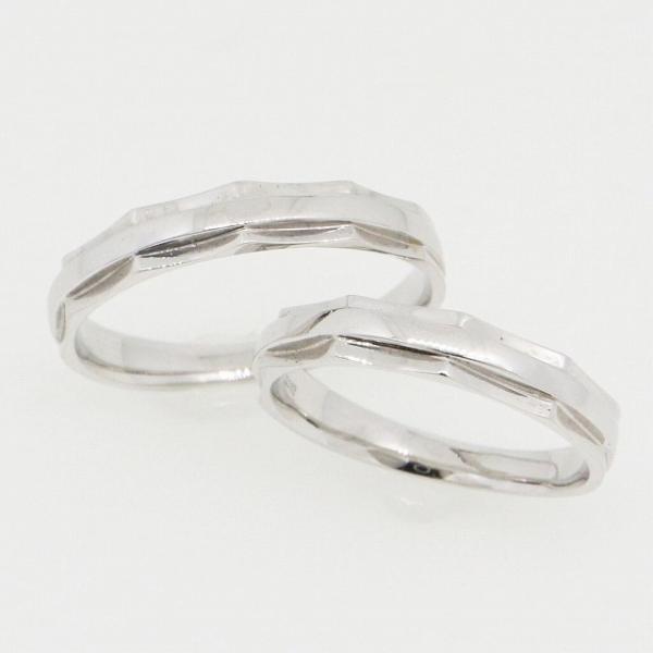 K10ホワイトゴールド 結婚指輪 マリッジリング ペアリング fefプライス