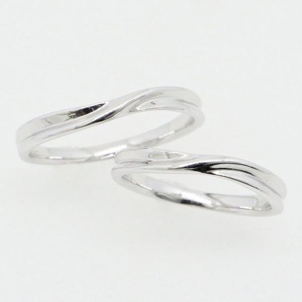 K10ホワイトゴールド 結婚指輪 マリッジリング ペアリング fefプライス