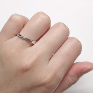 K10ホワイトゴールド 結婚指輪 マリッジリン...の詳細画像4
