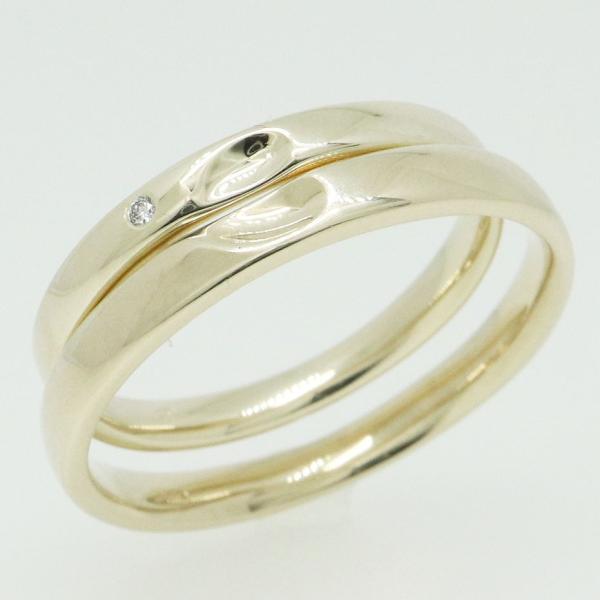 K10イエローゴールド 結婚指輪 マリッジリング ペアリング fefプライス