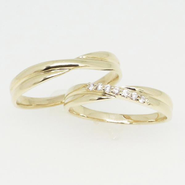 K10イエローゴールド 結婚指輪 マリッジリング ペアリング fefプライス