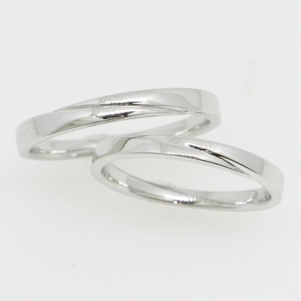K10ホワイトゴールド 結婚指輪 マリッジリング ペアリング fefプライス