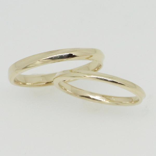 K10イエローゴールド 結婚指輪 マリッジリング ペアリング fefプライス