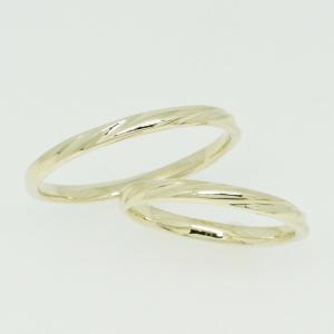 K10イエローゴールド 結婚指輪 マリッジリング...の商品画像