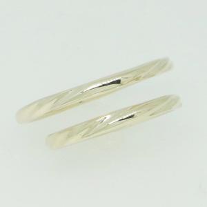 K10イエローゴールド 結婚指輪 マリッジリン...の詳細画像1