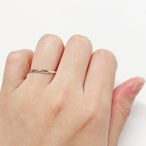 K10イエローゴールド 結婚指輪 マリッジリン...の詳細画像3