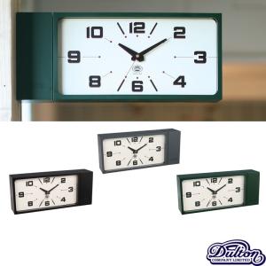 DULTON（ダルトン） DOUBLE FACE CLOCK RECTANGLE BLACK ダブル