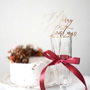 アクリル ゴールド MerryChristma...の詳細画像4