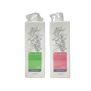 〈セット〉 ナプラ リラベール CMCシャンプー 1000ml ポンプ ＆ CMCマスク 1000g ポンプ｜felice-store