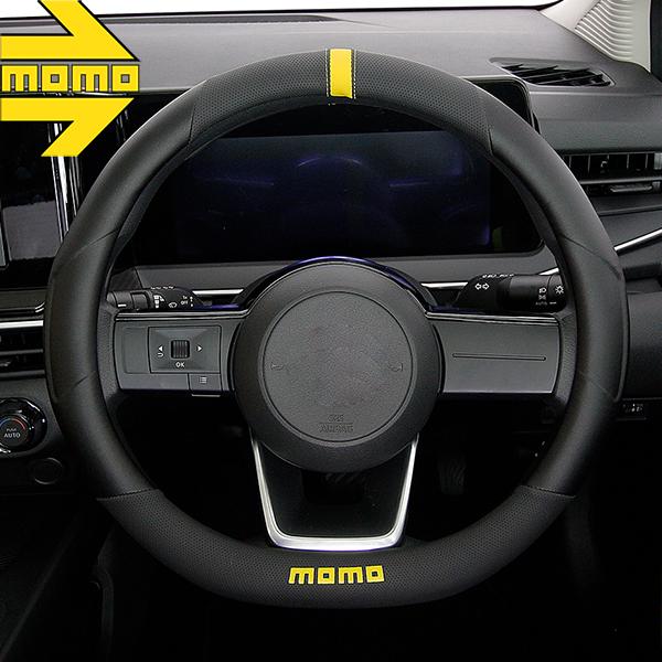 MOMO ハンドルカバー コンパクトカー ミニバン モモ D型 スポーツカー SUV トラック TR...