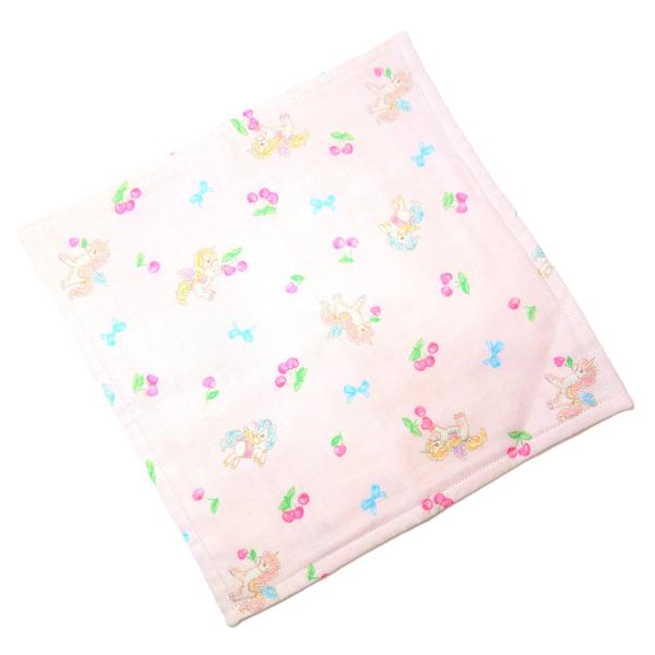 ガーゼ ハンカチ こども用 6重ガーゼ（大 約25×25cm) （FELICE-55-3）
