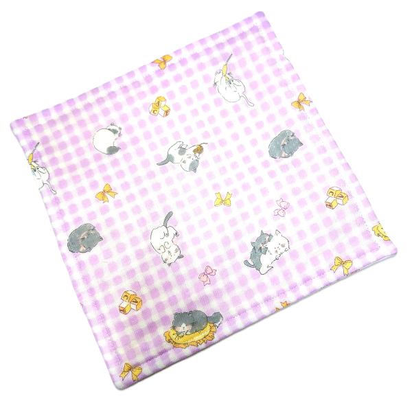 ガーゼ ハンカチ こども用 6重ガーゼ（中 約20×20cm) （FELICE-76-2）