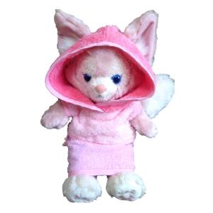 リーナベル コスチューム Ｓサイズ 耳開き ノースリーブパーカー ＆ スカート セット (ピンク＆パ...