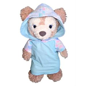 ダッフィー シェリーメイ コスチューム 服 Ｓサイズ 耳開き パーカー Tシャツ ドレス (ブルー)...