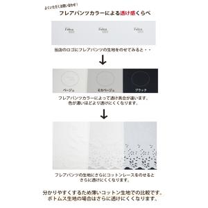 股上浅め ショート ペチコートパンツ フレアパ...の詳細画像4