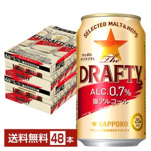 サッポロ The DRAFTY ザ ドラフティ 350ml 缶 24本×2ケース（48本） 送料無料｜FELICITY ヤフーショップ