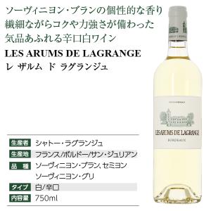 白ワイン フランス ボルドー レ ザルム ド ...の詳細画像3