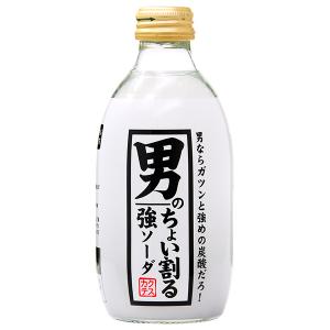 炭酸水 カクテス 男のちょい割る 強ソーダ 300ml 割り材 ソーダ 包装不可｜felicity-y