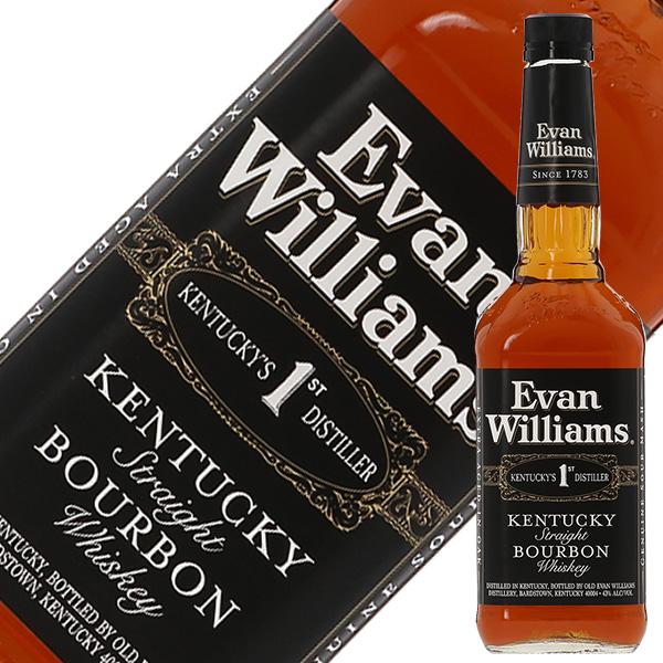 ウイスキー エヴァン ウィリアムス ブラックラベル 43度 正規 箱なし 750ml バーボン 洋酒