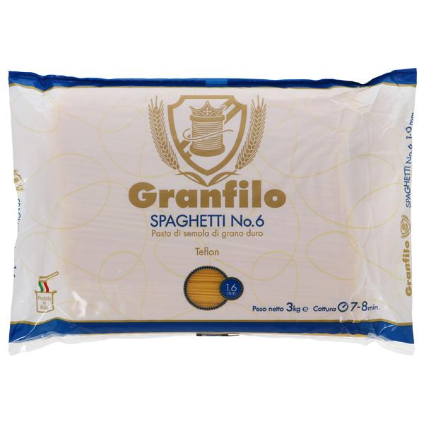 パスタ グランフィーロ スパゲッティ 1.6mm （No.6） 3kg granfilo 包装不可