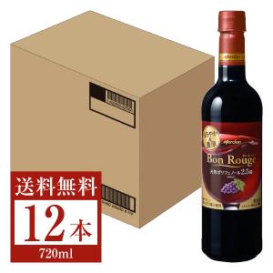 赤ワイン メルシャン ボン・ルージュ 赤 まろやか＆濃厚 ペットボトルボトル 720ml 12本 1ケース 包装不可 他商品と同梱不可