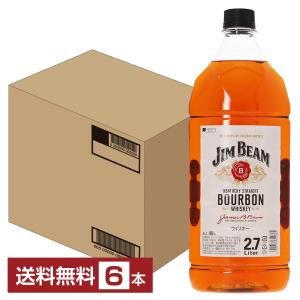 バーボンウイスキー ジムビーム ペットボトル ( 2700ml／2.7L*2本