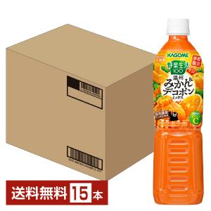 季節限定 カゴメ 野菜生活100 温州みかん＆デコポンミックス 720ml ペットボトル 15本 1ケース 送料無料