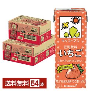 キッコーマン豆乳 キッコーマン 調製豆乳 200ml 紙パック 18本×4ケース