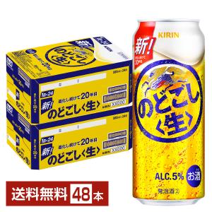 キリン のどごし 生 500ml 缶 24本×2ケース（48本） 送料無料｜felicity-y