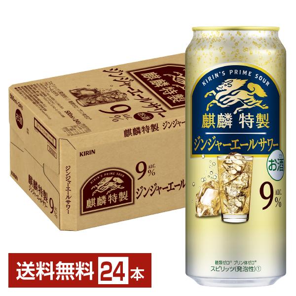 チューハイ キリン 麒麟特製 ジンジャーエールサワー 500ml 缶 24本 1ケース 送料無料