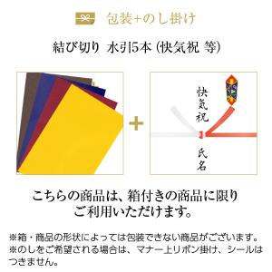 包装紙+のし掛け 【結び切り水引5本】 快気祝い お見舞い 等