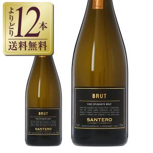 スパークリングワイン イタリア サンテロ ブラック ブリュット 750ml グレーラ