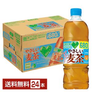 GREEN DA・KA・RA サントリー グリーンダカラ やさしい麦茶 680ml