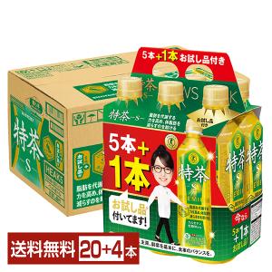 数量限定 特定保健用食品 サントリー 緑茶 伊右衛門 特茶 500ml ペットボトル 5本+お試し品1本付き 24本（20本+4本） 1ケース トクホ 送料無料