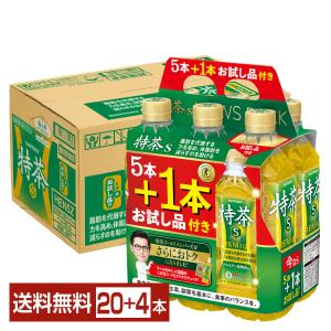 数量限定 特定保健用食品 サントリー 緑茶 伊右衛門 特茶s 500ml ペットボトル （20本+お試し品4本付き） 24本 1ケース トクホ 送料無料