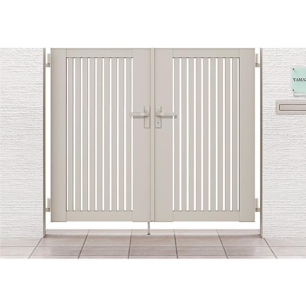 開き門扉AB TS1型 両開き 10-14 柱使用 扉1枚寸法 1000×1400 シリンダーRD錠...