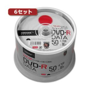 6セットHI DISC DVD-R(データ用)高品質 50枚入 TYDR47JNP50SPMGX6｜felista