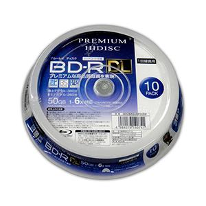 20個セット PREMIUM HIDISC BD-R DL 1回録画 6倍速 50GB 10枚 スピンドルケース HDVBR50RP10SPX20｜felista