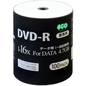 HIDISK/DVD-R 16倍速 100枚入 シュリンクパック (DR47JNP100_BULK) (メーカー取寄)｜felista