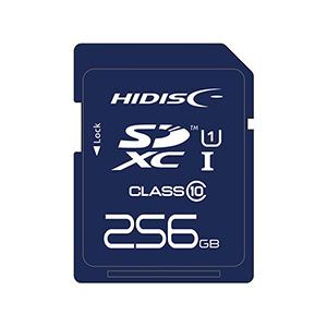 HIDISC 超高速SDXCカード 256GB CLASS10 UHS-I 対応 HDSDX256GCL10UIJP3｜felista